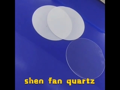 क्लियर स्टेप फ्यूज्ड क्वार्ट्ज प्लेट पॉलिशिंग ट्रांसपेरेंट विंडो नो एयर बबल