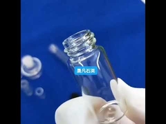 पेंच टोपी के साथ संक्षारण प्रतिरोध क्वार्ट्ज ग्लास बोतल पारदर्शी