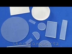 0.3 मिमी क्वार्ट्ज़ ग्लास प्लेट क्लियर क्वार्ट्ज़ ग्लास सब्सट्रेट उच्च शुद्धता के साथ