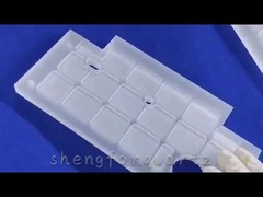 SiO2 क्वार्ट्ज़ परिशुद्धता ग्लास मशीनिंग प्लेट CNC कस्टम मेड