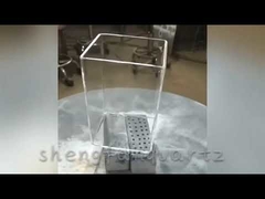 उच्च तापमान सिलिका क्वार्ट्ज ग्लास क्रूसिबल हीटिंग या रसायन के लिए