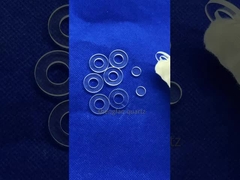 सीएनसी कस्टम उच्च तापमान प्रतिरोधी गोल वर्ग छिद्रण और ग्रूविंग क्वार्ट्ज ग्लास भागों