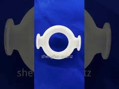 कस्टम उच्च तापमान और संक्षारण प्रतिरोधी अपारदर्शी ग्लास क्वार्ट्ज उपकरण