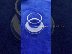 कारखाने कस्टम प्रयोगशाला उच्च तापमान प्रतिरोधी क्वार्ट्ज गेंद हेडर कटोरा