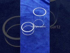 कारखाने कस्टम क्वार्ट्ज ग्लास पाइप बड़े व्यास