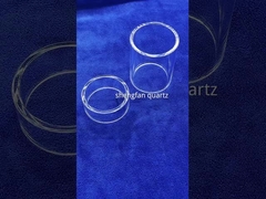 निर्माण उच्च तापमान प्रतिरोधी बड़े क्वार्ट्ज ग्लास ट्यूब