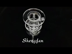 प्रीमियम कस्टम डबल-लेयर फोटोकैटलिटिक रिएक्टर संक्षारण-प्रतिरोधी पारदर्शी क्वार्ट्ज ग्लास इंस्ट