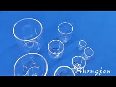 विभिन्न अनुप्रयोगों के लिए फ्यूज़्ड सिलिका क्रूसिबल प्रीमियम क्वार्ट्ज़ प्लेट