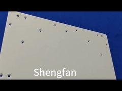 भट्ठी क्वार्ट्ज टयूबिंग निकला हुआ किनारा बड़े जोड़ों के साथ पारदर्शी उच्च शुद्धता