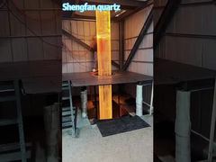 उच्च गुणवत्ता वाली बड़ी क्वार्ट्ज़ ग्लास ट्यूब