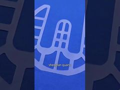 सेमीकंडक्टर डेमो के लिए चौकोर आकार की थर्मोस्टेबल क्वार्ट्ज ग्लास प्लेट देखें